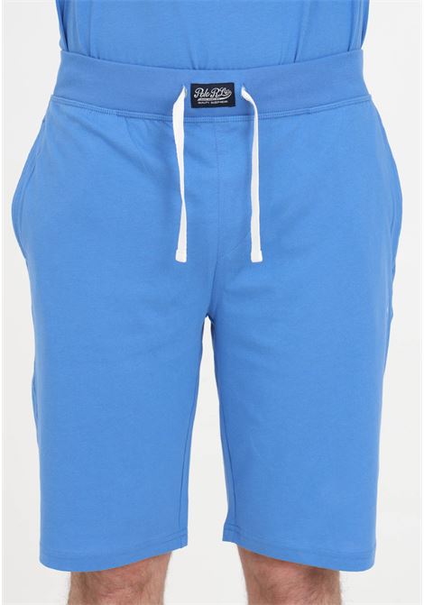 Blue men's and women's shorts with logo RALPH LAUREN | 714899512007NEW ENGLAND BLUE